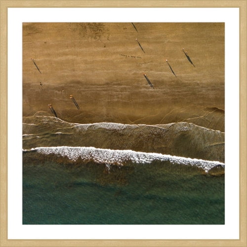 Marmont Hill 'Foamy Waves' by Karolis Janulis Framed Painting Print