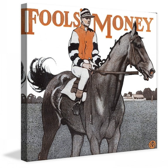 Marmont Hill Fools Money by Edward Penfield Painting Print on Canvas