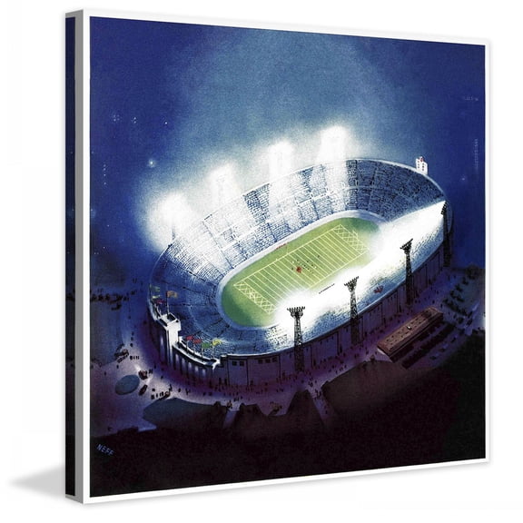 Marmont Hill Football Stadium At Night Fine Art Canvas Print From The Marmont Hill Art