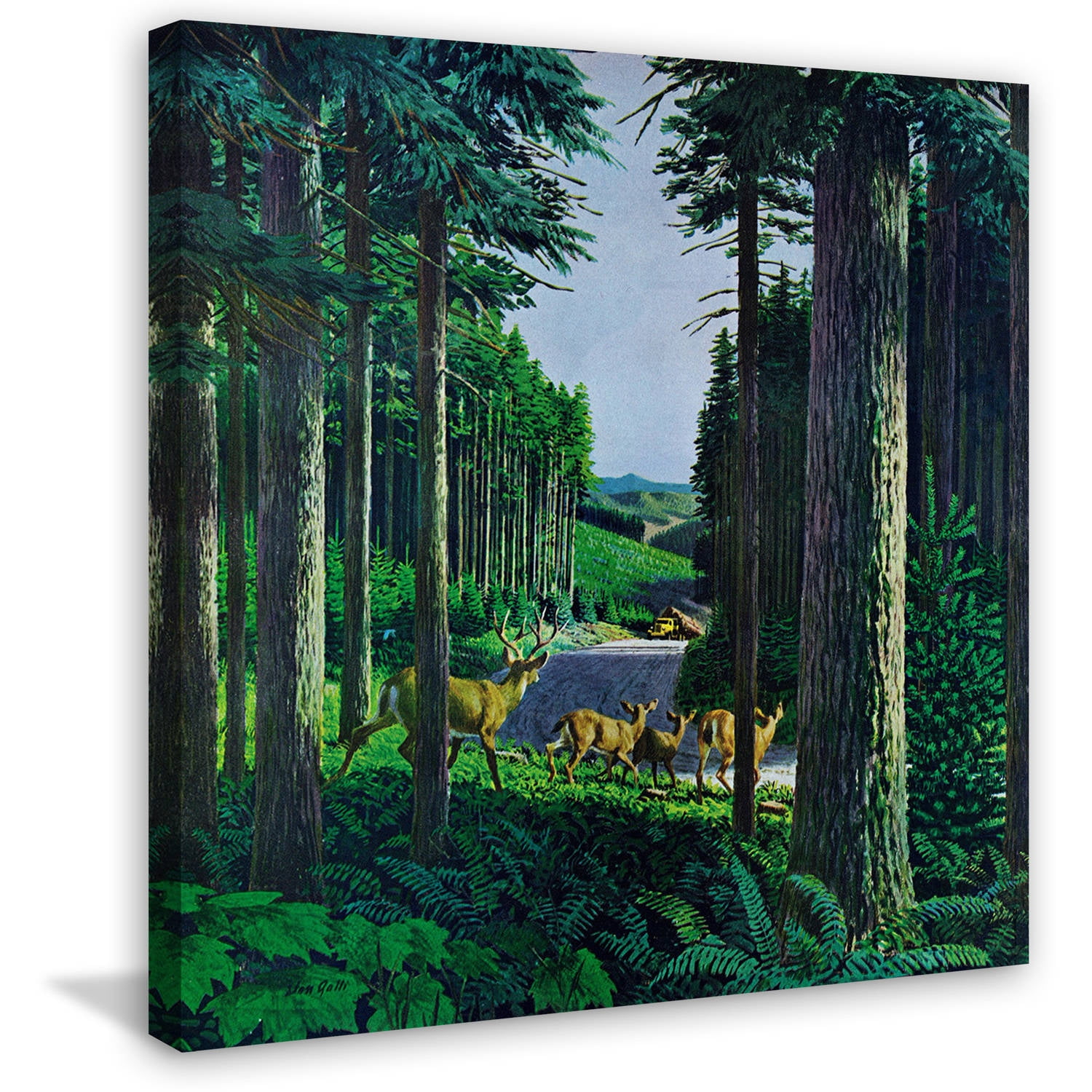 Marmont Hill "Forest Friends" Painting Print on Wrapped Canvas