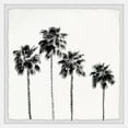 thumbnail image 1 of Marmont Hill Four Palm Trees Framed Wall Art, 18" x 18", 1 of 6
