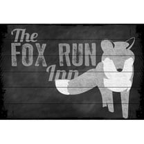 Marmont Hill "Fox Run Inn" Painting Print on White Wood