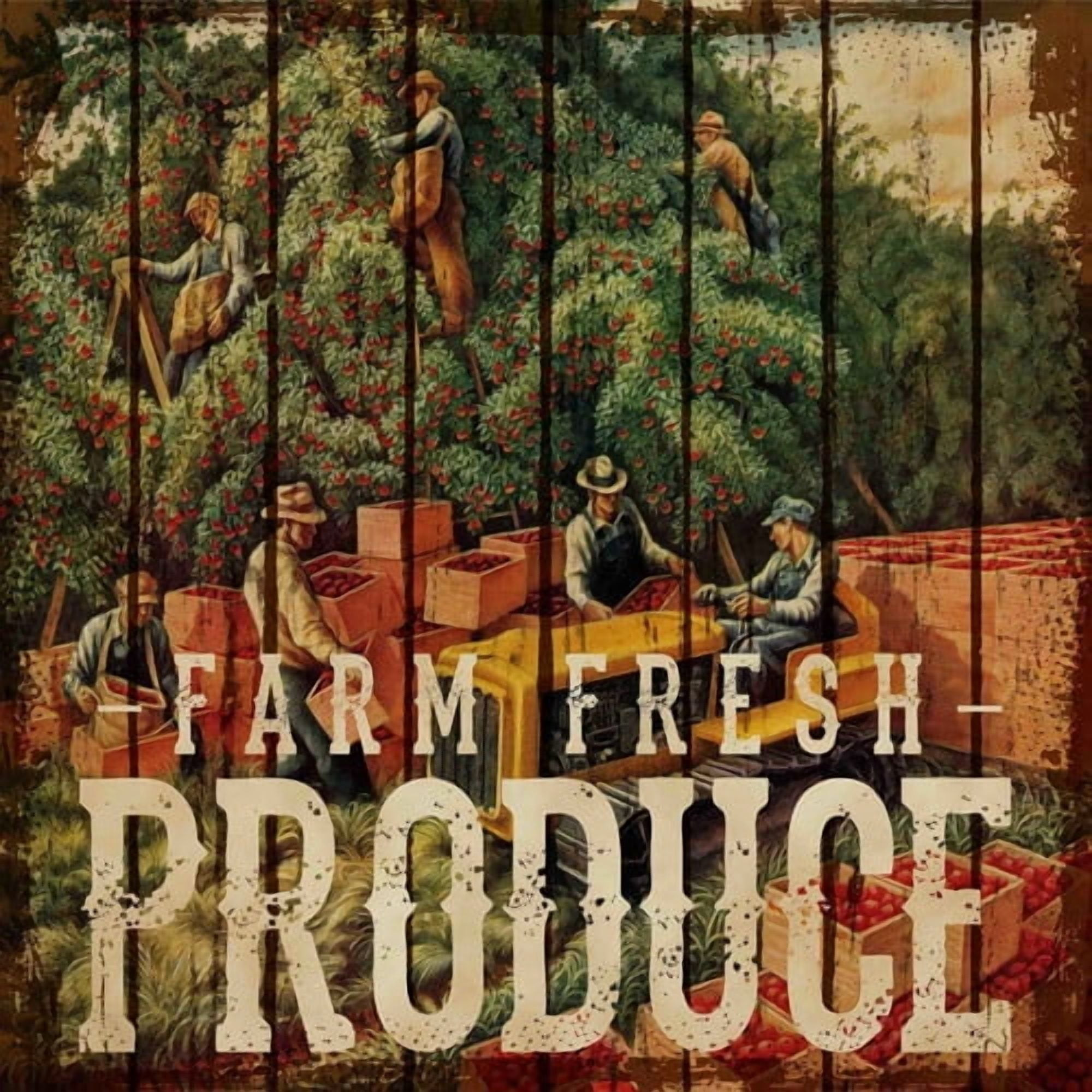 Marmont Hill "Franklin Farmers Market" Painting Print on Canvas