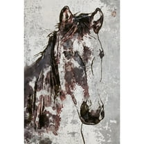Marmont Hill "Frederik Horse" by Irena Orlov Painting Print on Wrapped Canvas