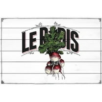 Marmont Hill "French Produce Radish" Painting Print on White Wood