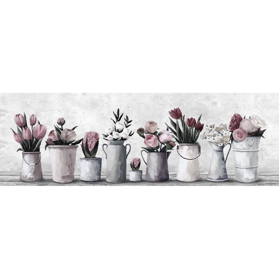 Marmont Hill Fresh Cut Flowers Canvas Wall Art