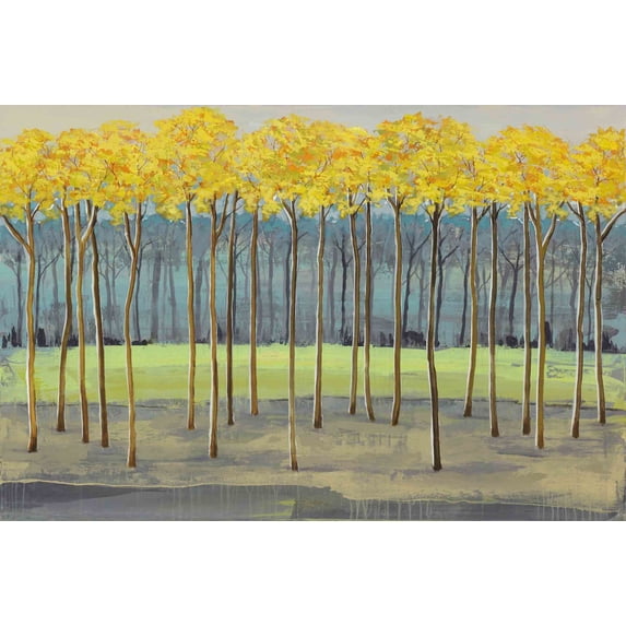 Marmont Hill "Fresh Foliage I" Painting Print on Wrapped Canvas