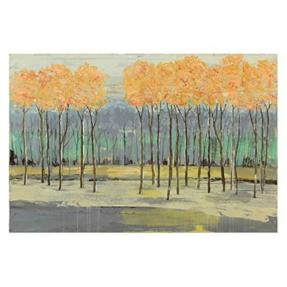 Marmont Hill "Fresh Foliage II" Painting Print on Wrapped Canvas