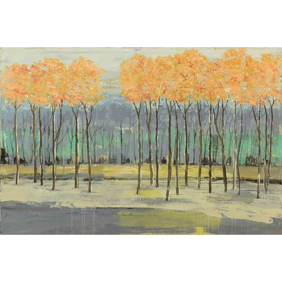 Marmont Hill "Fresh Foliage II" Painting Print on Wrapped Canvas