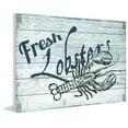 thumbnail image 1 of Marmont Hill "Fresh Lobster" Painting Print on White Wood, 1 of 5