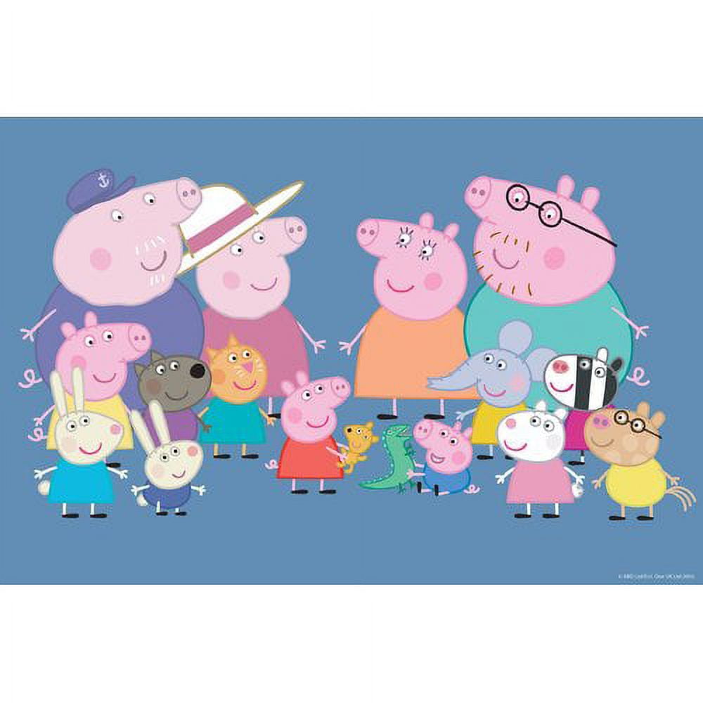 Drawings To Paint & Colour Peppa Pig - Print Design 001