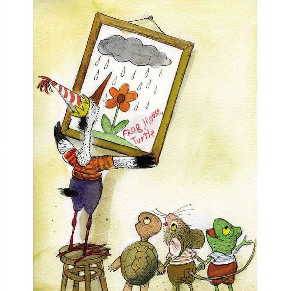Marmont Hill "Frog Mouse Turtle" by Curtis Painting Print on Canvas
