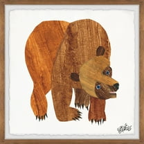 Marmont Hill Front Cover Brown Bear by Eric Carle Framed Wall Art