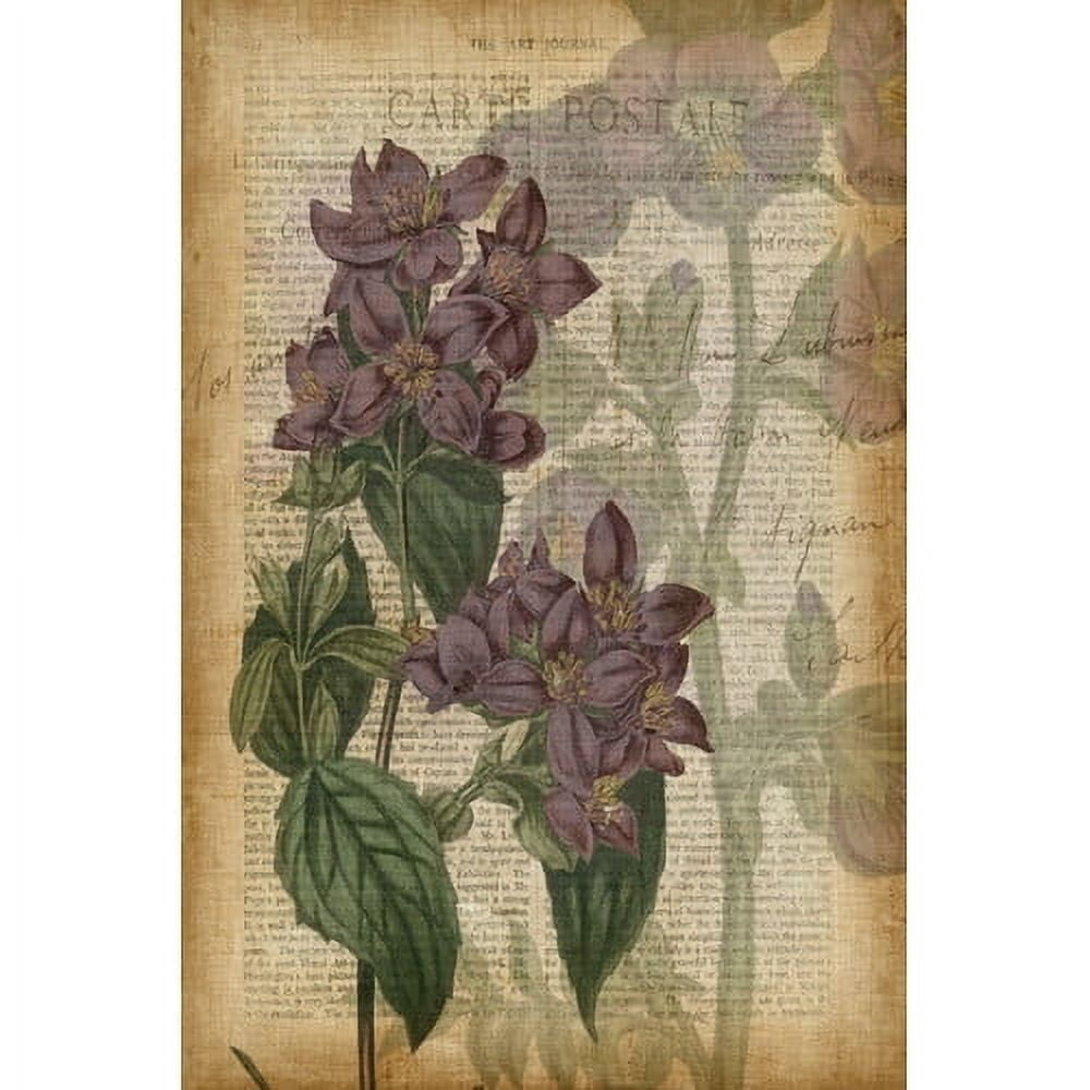 Marmont Hill "Fucshia Flowers II" Painting Print on Wrapped Canvas