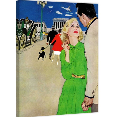 Marmont Hill "Fugitive from Romance" by Joe de Mers Painting Print on Canvas