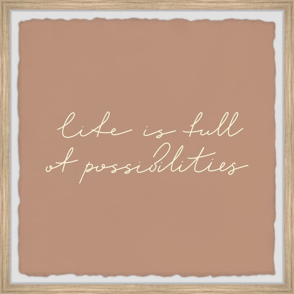 Marmont Hill Full of Possibilities Framed Painting Print