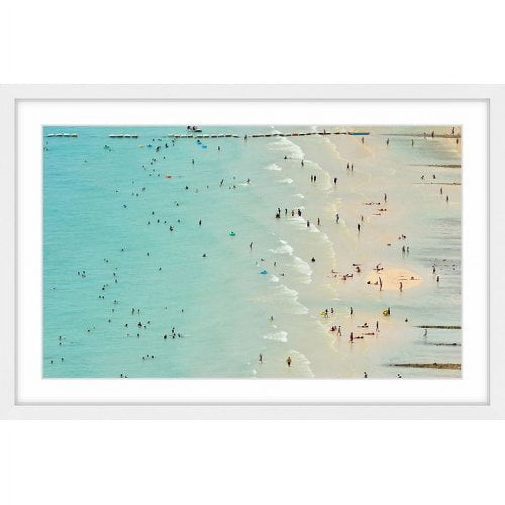 Marmont Hill "Fun at the Beach" Framed Painting Print