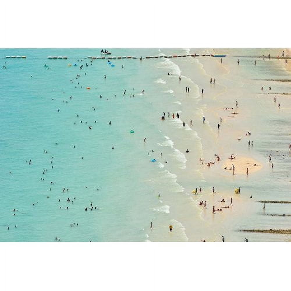 Marmont Hill "Fun at the Beach" Painting Print on Wrapped Canvas