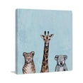 thumbnail image 1 of Marmont Hill Furry Trio II Painting Print on Wrapped Canvas, 1 of 3