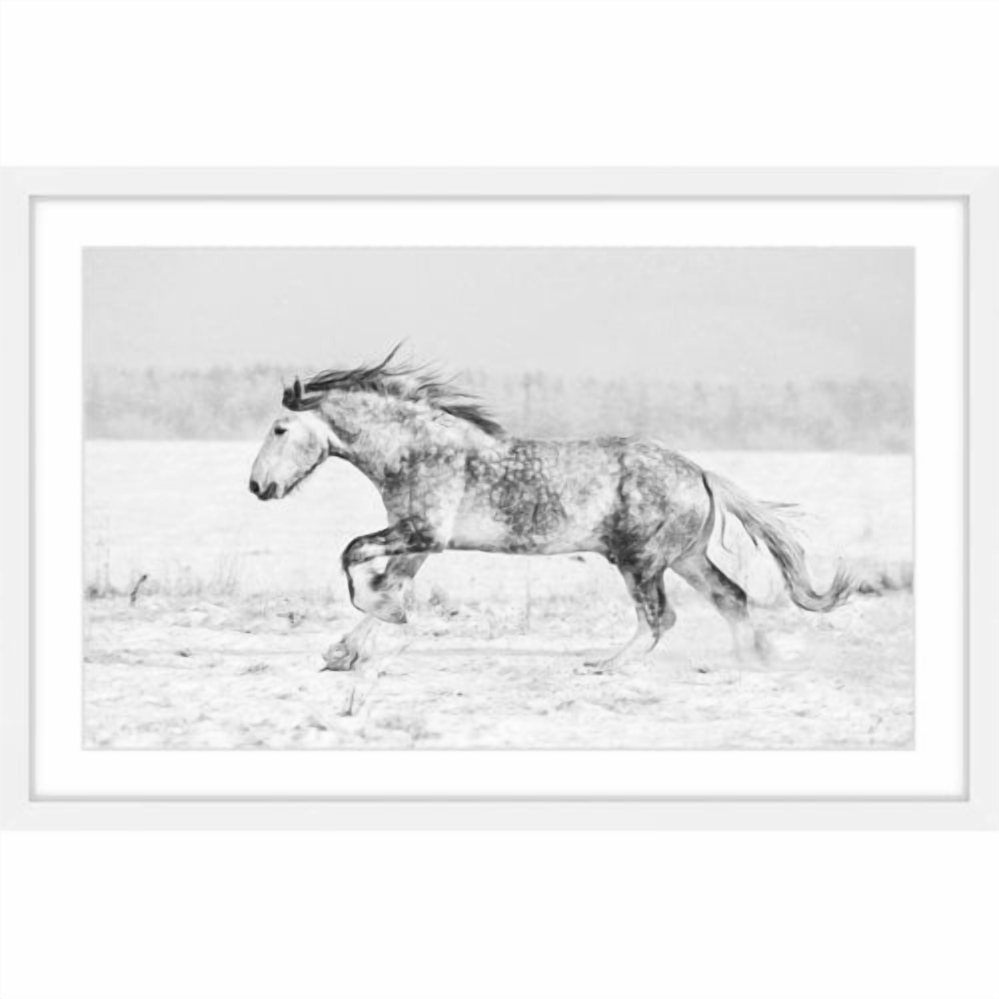 Marmont Hill "Galloping Joy" Framed Painting Print