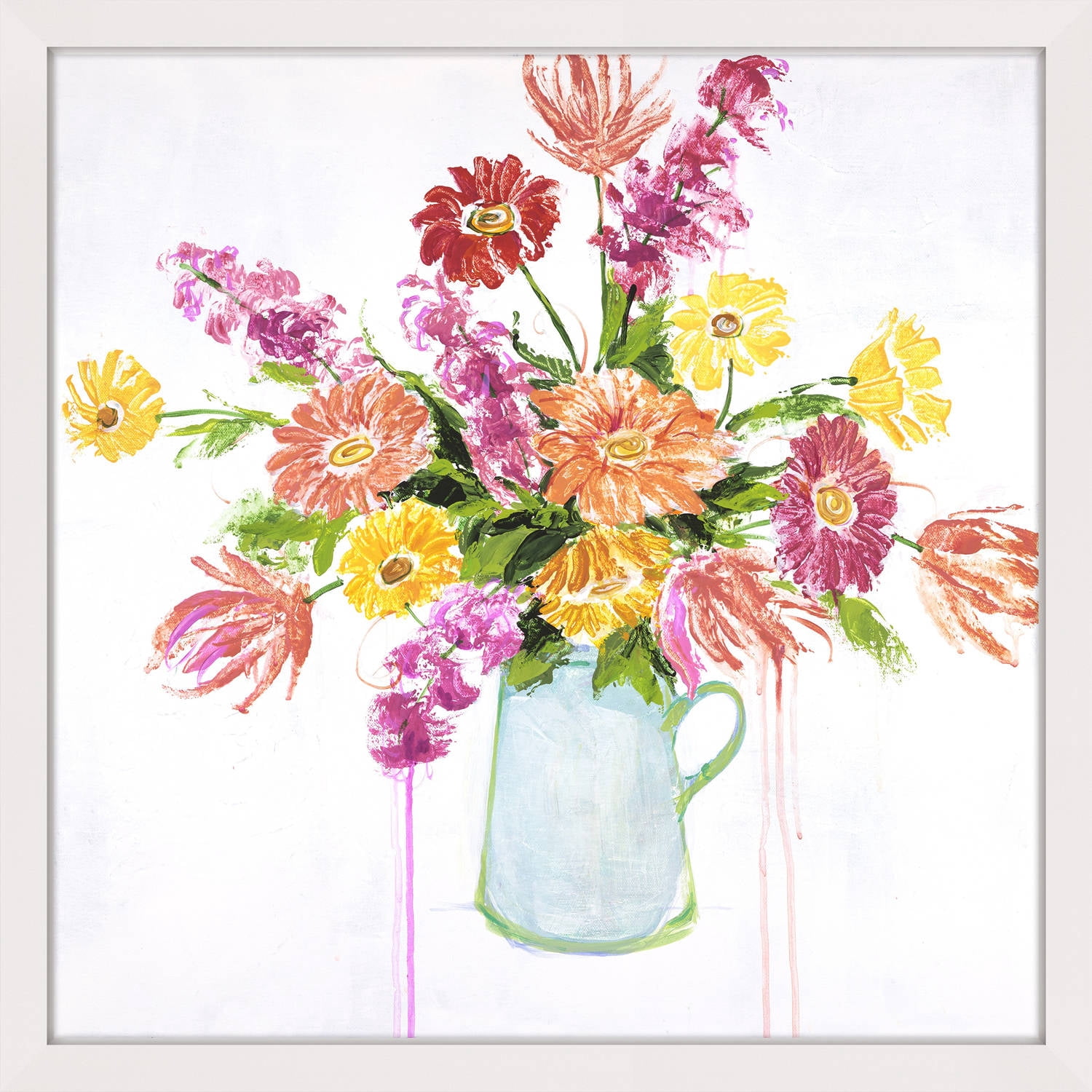Marmont Hill - "Garden Bloom I" by Julie Joy Framed Painting Print