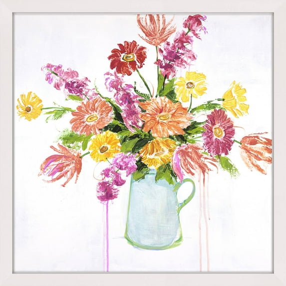 Marmont Hill - "Garden Bloom I" by Julie Joy Framed Painting Print