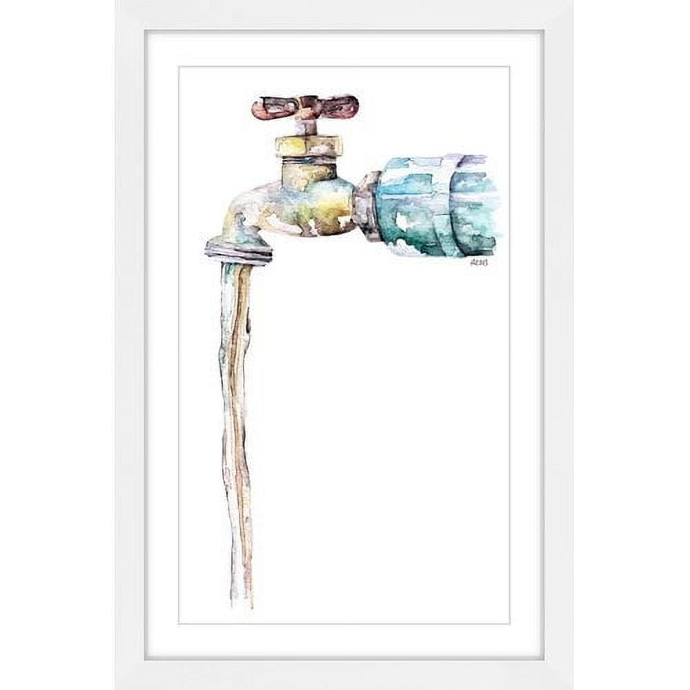 Marmont Hill "Garden Spigot" by Rachel Byler Framed Painting Print