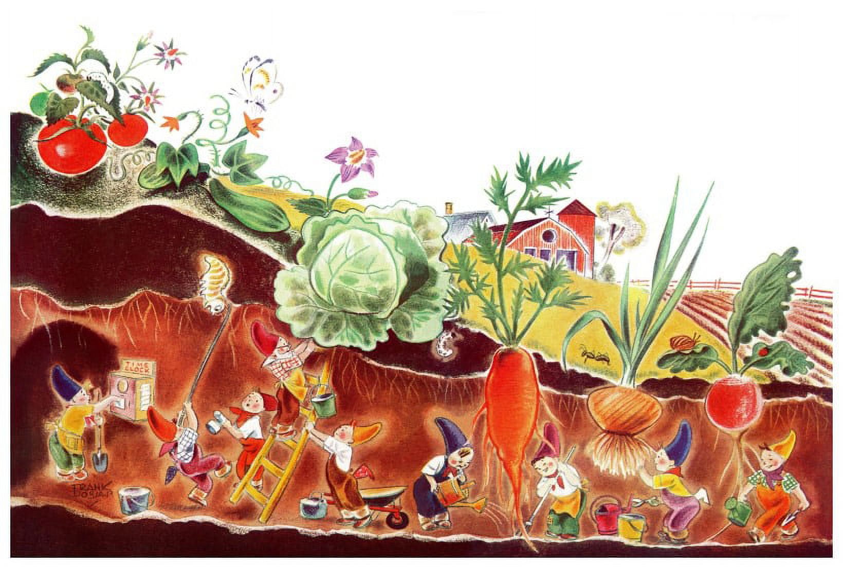 Marmont Hill "Garden" by Curtis Painting Print on Canvas
