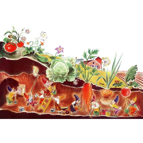 Marmont Hill "Garden" by Curtis Painting Print on Canvas