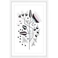 thumbnail image 1 of Marmont Hill "Geo Floral" by Katarina Snygg Framed Painting Print, 1 of 2