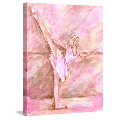 Marmont Hill "Getting Ready" by Reesa Qualia Painting Print on Wrapped Canvas