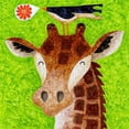 thumbnail image 1 of Marmont Hill - "Giraffe Blossom Ballad" by Janet Nelson Painting Print on Wrapped Canvas, 1 of 5
