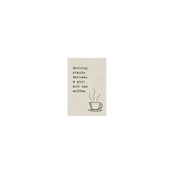 Marmont Hill Girl and Her Coffee III Painting Print on Wrapped Canvas