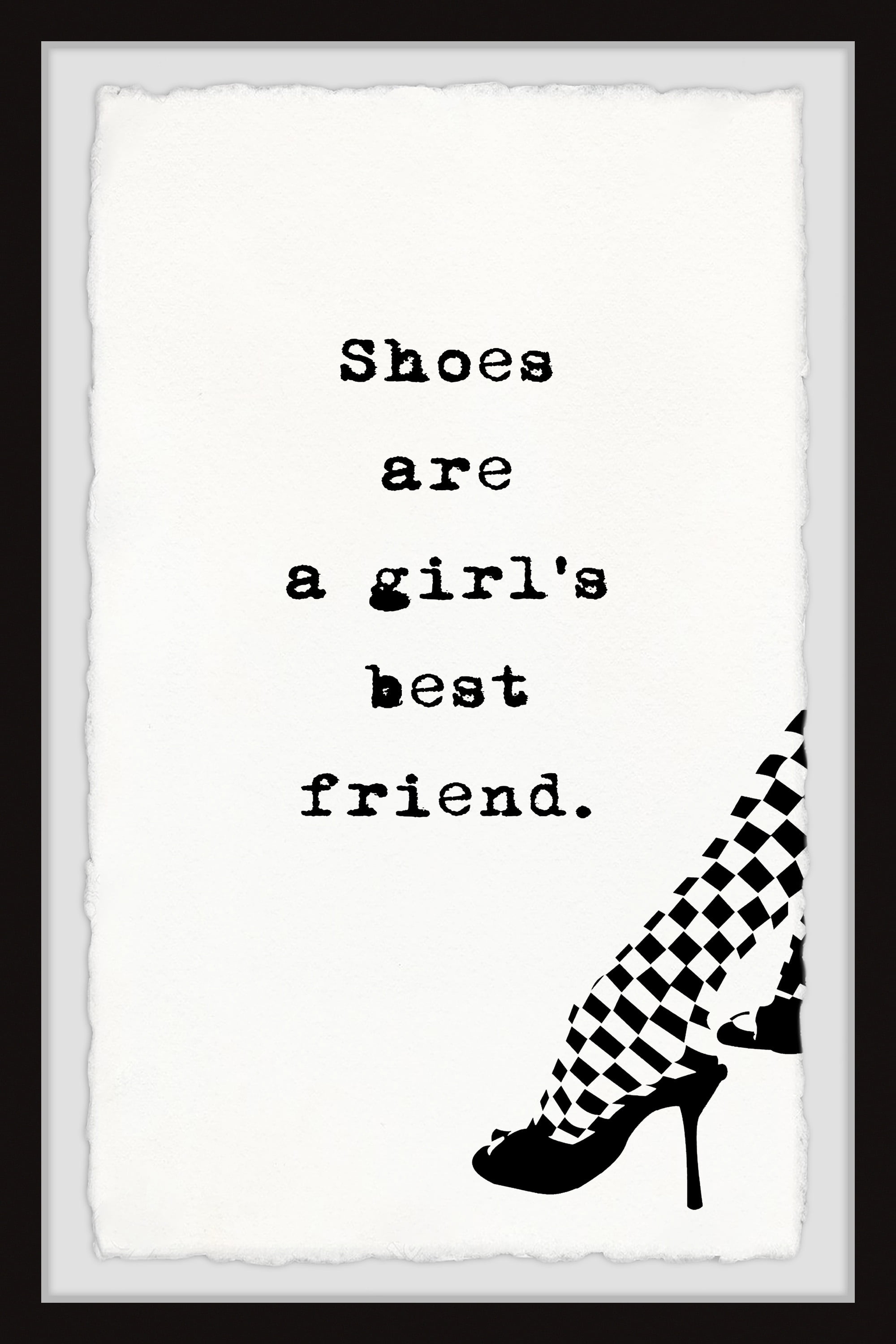 Marmont Hill Girl's Bestfriend Framed Wall Art