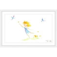 thumbnail image 1 of Marmont Hill "Girl with Birds" by Maya Gur Framed Painting Print, 1 of 4