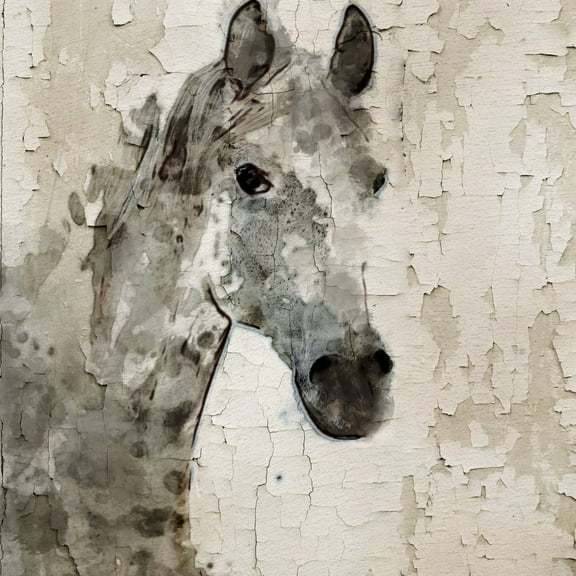 Marmont Hill Glaeta Horse by Irena Orlov Canvas Wall Art