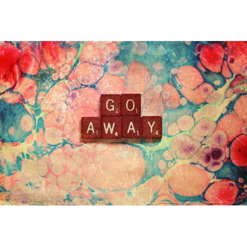 Marmont Hill "Go Away" Sylvia Cook Painting Print on Canvas
