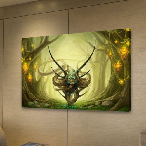 Marmont Hill "God of Evanescence" Painting Print on Canvas