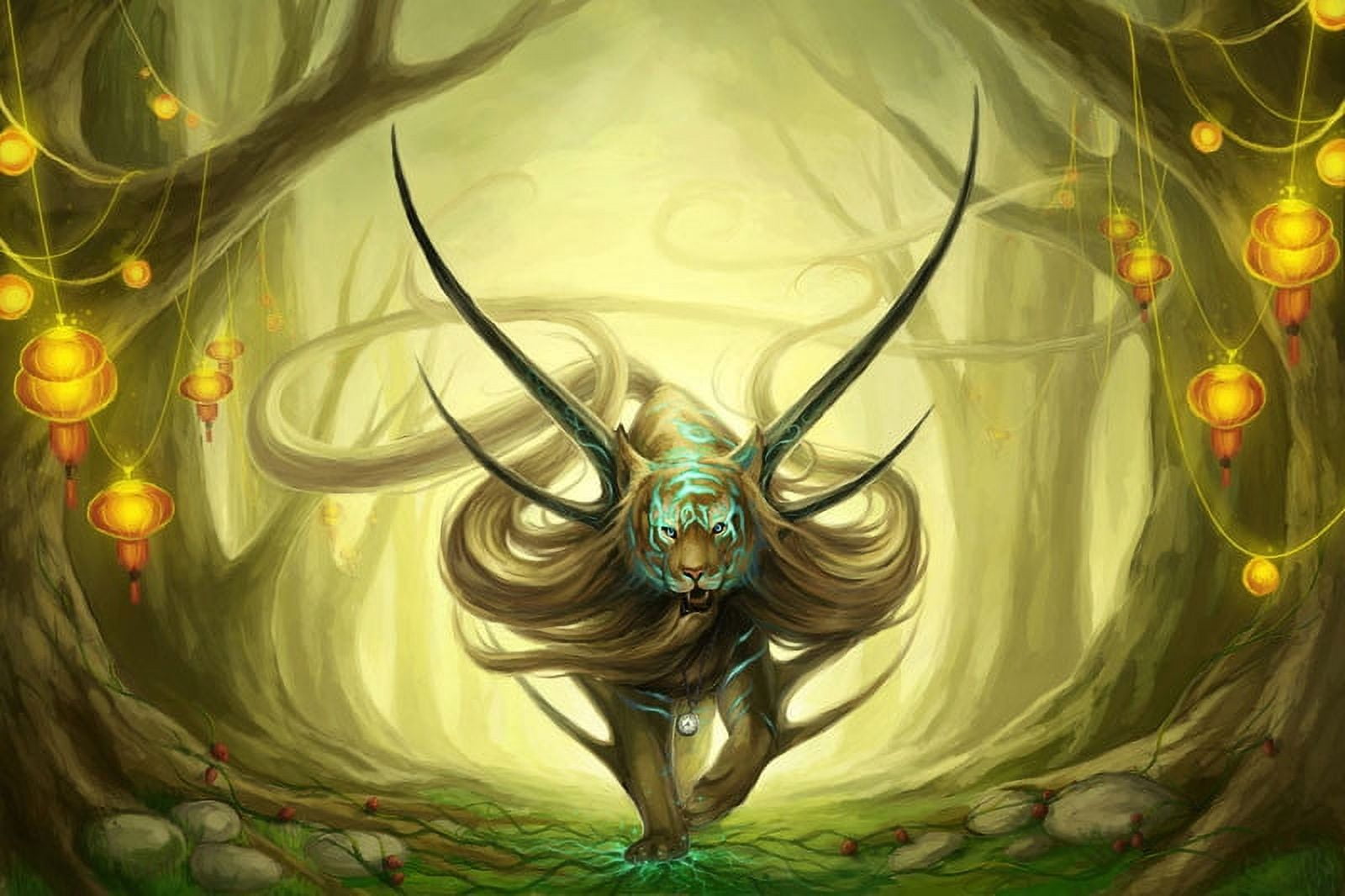 Marmont Hill "God of Evanescence" Painting Print on Canvas