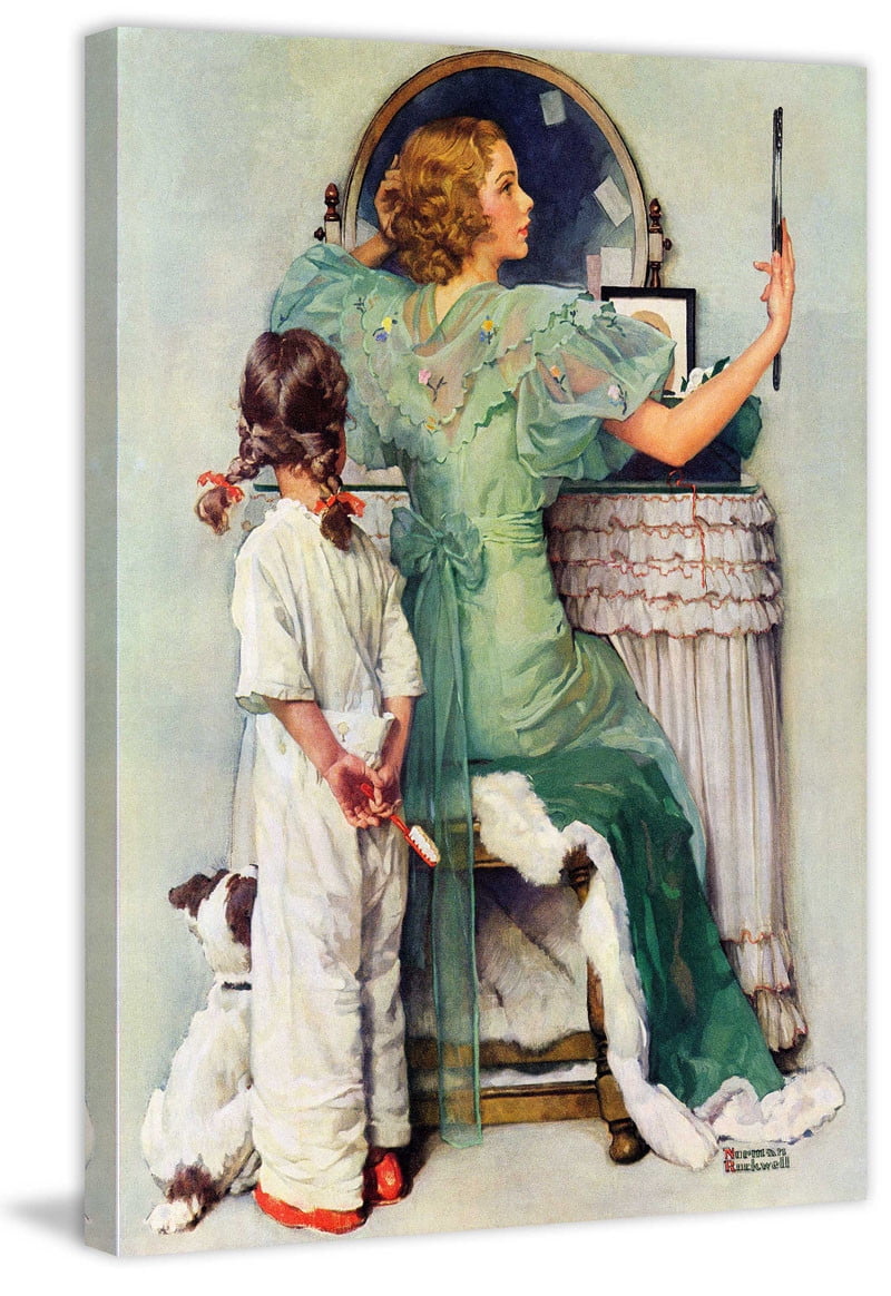 Marmont Hill "Going Out" by Norman Rockwell Painting Print on Canvas