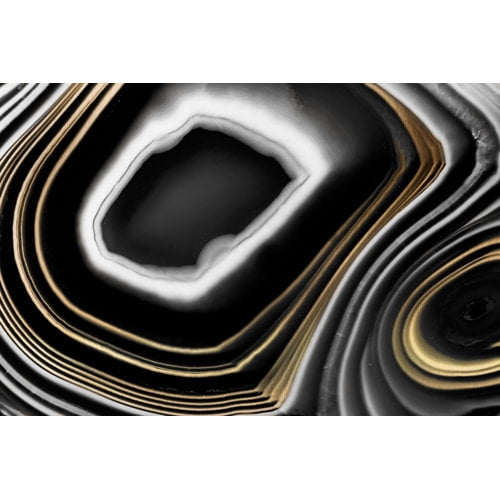 Marmont Hill - "Gold Layers" Painting Print on Wrapped Canvas