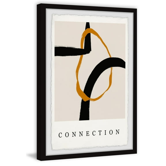 Marmont Hill Golden Connection Framed Painting Print