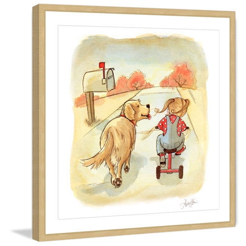 Marmont Hill "Golden Pal" by Phyllis Harris Framed Painting Print