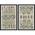 thumbnail image 1 of Marmont Hill Golden Patterns Diptych, Art Prints 48.00" x 1.50", 1 of 6