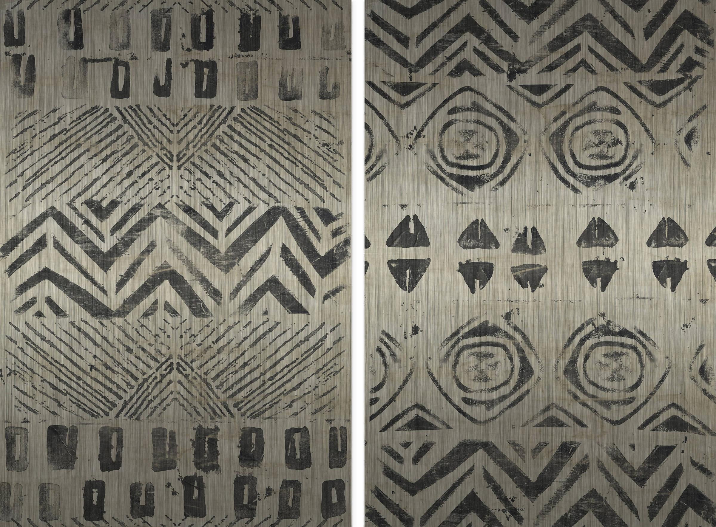 Marmont Hill Golden Patterns Diptych