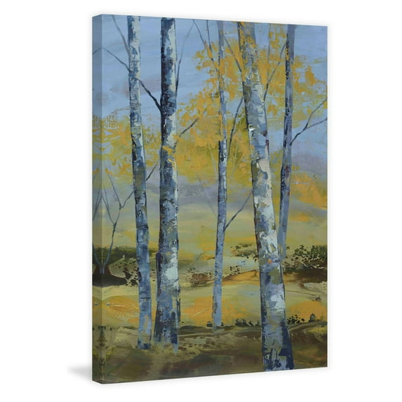 Marmont Hill "Golden Stillness I" by Julie Joy Painting Print on Wrapped Canvas