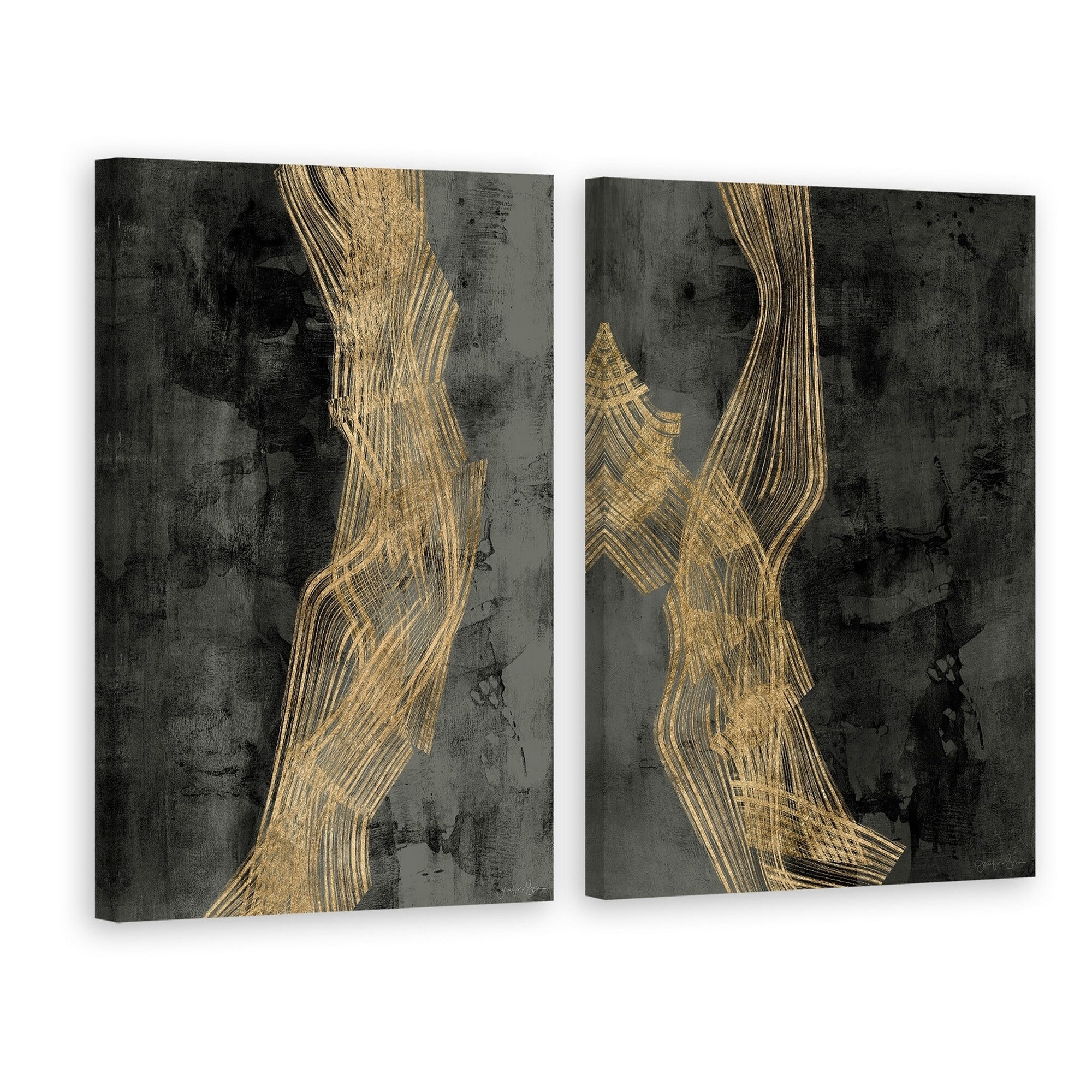 Marmont Hill Golden Waves II Diptych