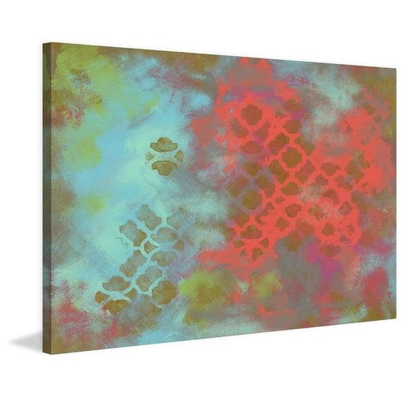 Marmont Hill "Goldmod" by Reesa Qualia Painting Print on Wrapped Canvas