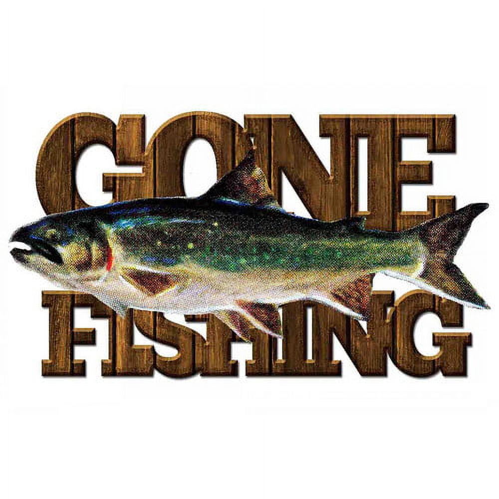 Marmont Hill Inc Marmont Hill - "Gone Fishing" by Saturday Evening Post Painting Print on Canvas - Multi-color