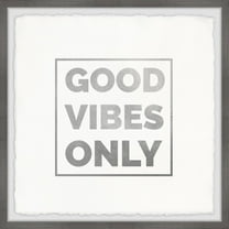 Marmont Hill Good Vibes Only XIII Framed Wall Art